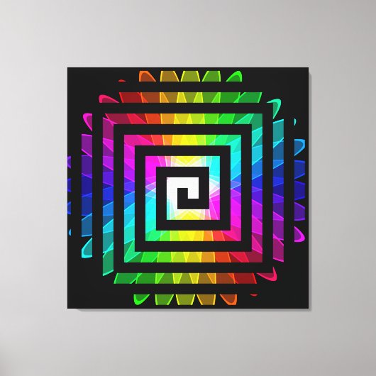 Abstrakt Art. 116 überzogene Canvas Leinwanddruck (Vorderseite)