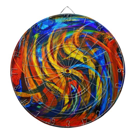 Abstrakt Art. 11 Dartscheibe (vorne)