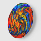 Abstrakt Art. 11 Große Wanduhr (Winkel)