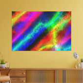 Abstrakt Art. 136 überzogene Canvas Leinwanddruck (Insitu (Wohnzimmer))