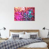 Abstrakt Art. 140 Leinwanddruck (Insitu (Schlafzimmer))