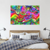 Abstrakt Art. 141 Leinwanddruck (Insitu (Schlafzimmer))