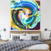 Abstrakt Art. 146 Leinwanddruck (Insitu (Schlafzimmer))