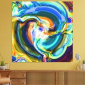 Abstrakt Art. 146 Leinwanddruck (Insitu (Wohnzimmer))