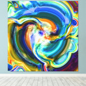 Abstrakt Art. 146 Leinwanddruck (Insitu (Holzboden))