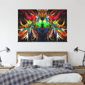Abstrakt Art. 149 Leinwanddruck (Insitu (Schlafzimmer))
