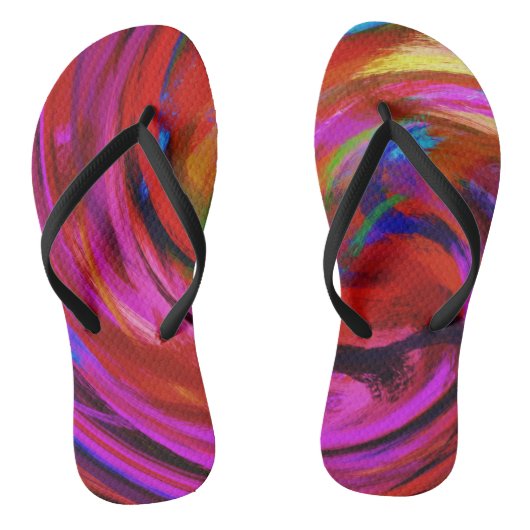 Abstrakt Art #14 Badesandalen (Fußbett)