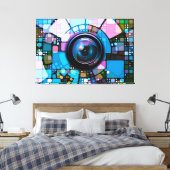 Abstrakt Art. 151 Leinwanddruck (Insitu (Schlafzimmer))
