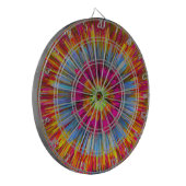 Abstrakt Art. 167 Art Board Dartscheibe (Vorderseite Links)