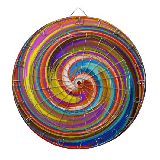 Abstrakt Art #16 Dartscheibe (vorne)