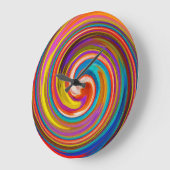 Abstrakt Art #16 Große Wanduhr (Winkel)