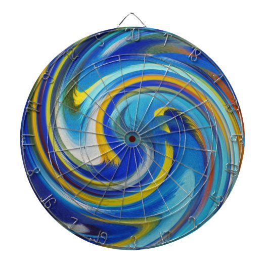 Abstrakt Art #17 Dartscheibe (vorne)