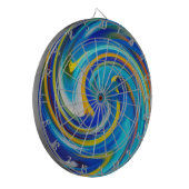 Abstrakt Art #17 Dartscheibe (Vorderseite Links)