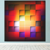 Abstrakt Art. 17 überzogene Canvas Leinwanddruck (Insitu (Holzboden))
