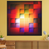 Abstrakt Art. 17 überzogene Canvas Leinwanddruck (Insitu (Wohnzimmer))