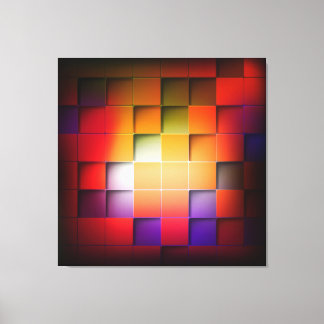 Abstrakt Art. 17 überzogene Canvas Leinwanddruck