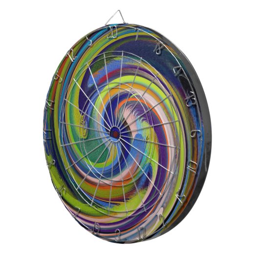 Abstrakt Art #18 Dartscheibe (Vorderseite rechts)