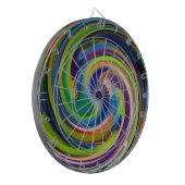Abstrakt Art #18 Dartscheibe (Vorderseite Links)