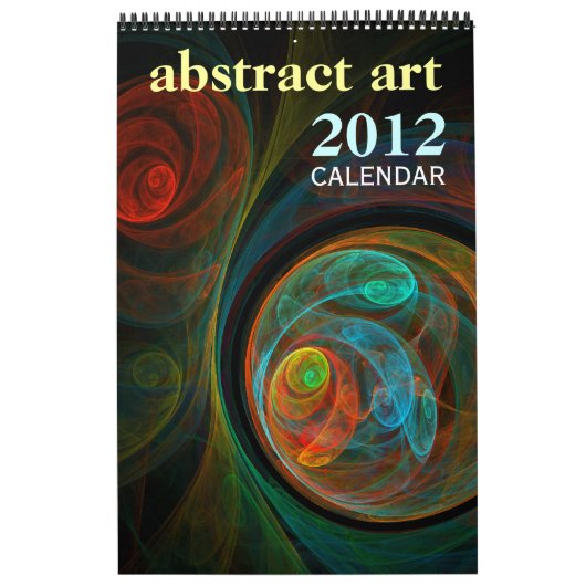 Abstrakt Art. 2012 Kalender der bildenden Künste ( (Titelbild)