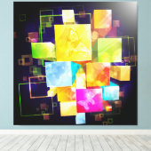 Abstrakt Art. 21 überzogene Canvas Leinwanddruck (Insitu (Holzboden))