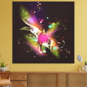 Abstrakt Art. 22 überzogene Canvas Leinwanddruck (Insitu (Wohnzimmer))
