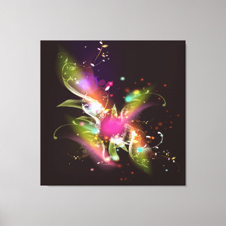 Abstrakt Art. 22 überzogene Canvas Leinwanddruck