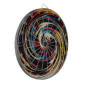 Abstrakt Art #24 Dartscheibe (Vorderseite Links)
