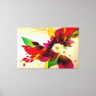 Abstrakt Art. 25 überzogene Canvas Leinwanddruck