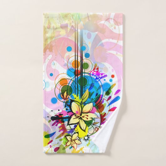 Abstrakt Art 26 Badezimmerhandtuch Set (Handtuch)