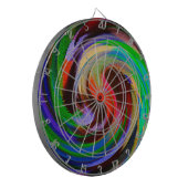 Abstrakt Art #26 Dartscheibe (Vorderseite Links)