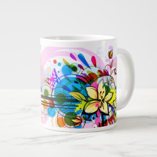 Abstrakt Art. 26 Jumbo-Tasse (Vorderseite Rechts)