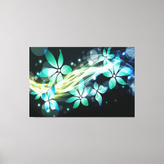 Abstrakt Art. 27 überzogene Canvas Leinwanddruck