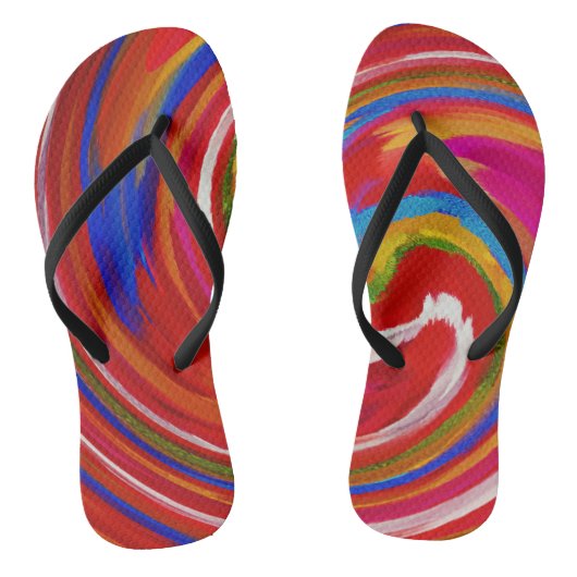 Abstrakt Art #29 Badesandalen (Fußbett)