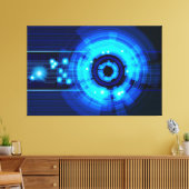 Abstrakt Art. 29 Wrapped Canvas Leinwanddruck (Insitu (Wohnzimmer))