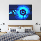Abstrakt Art. 29 Wrapped Canvas Leinwanddruck (Insitu (Schlafzimmer))