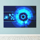 Abstrakt Art. 29 Wrapped Canvas Leinwanddruck (Insitu (Holzboden))