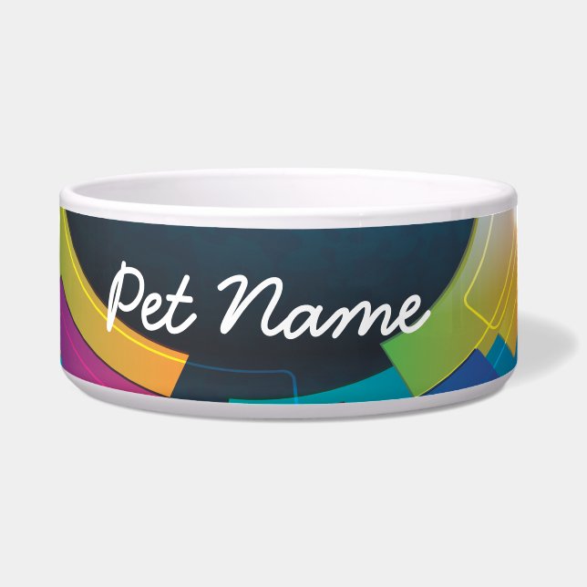 Abstrakt Art. 2 Pet Bowl Napf (Vorderseite)