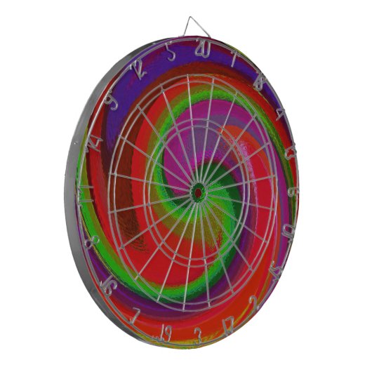 Abstrakt Art #30 Dartscheibe (Vorderseite Links)