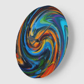 Abstrakt Art #30 Große Wanduhr (Winkel)