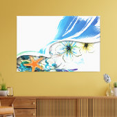 Abstrakt Art. 30 überzogene Canvas Leinwanddruck (Insitu (Wohnzimmer))