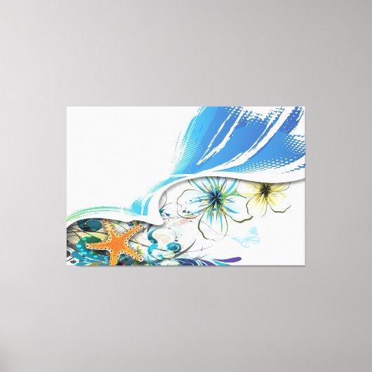 Abstrakt Art. 30 überzogene Canvas Leinwanddruck (Vorderseite)