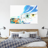Abstrakt Art. 30 überzogene Canvas Leinwanddruck (Insitu (Schlafzimmer))