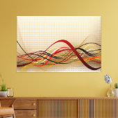 Abstrakt Art. 33 überzogene Canvas Leinwanddruck (Insitu (Wohnzimmer))
