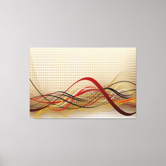 Abstrakt Art. 33 überzogene Canvas Leinwanddruck (Vorderseite)
