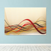Abstrakt Art. 33 überzogene Canvas Leinwanddruck (Insitu (Holzboden))