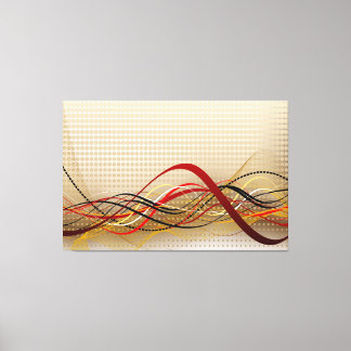 Abstrakt Art. 33 überzogene Canvas Leinwanddruck