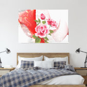 Abstrakt Art. 37 überzogene Canvas Leinwanddruck (Insitu (Schlafzimmer))