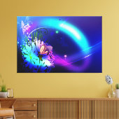 Abstrakt Art. 38 Wrapped Canvas Leinwanddruck (Insitu (Wohnzimmer))