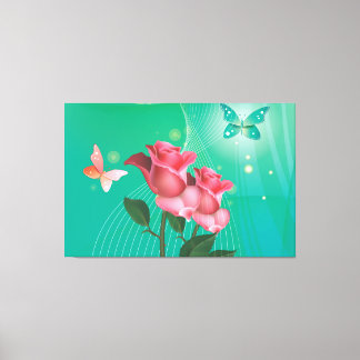 Abstrakt Art. 39 überzogene Canvas Leinwanddruck