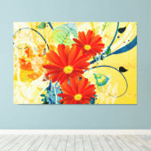 Abstrakt Art. 40 überzogene Canvas Leinwanddruck (Insitu (Holzboden))